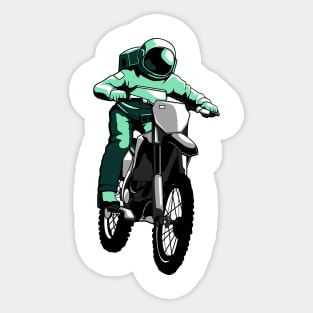 astronaut motorcycle Sticker